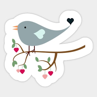 Valentines Day Gift For Boyfriend Lovebird For Him Sticker